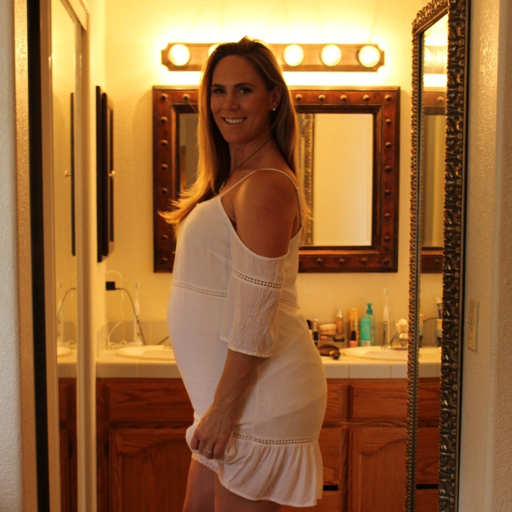 White dress